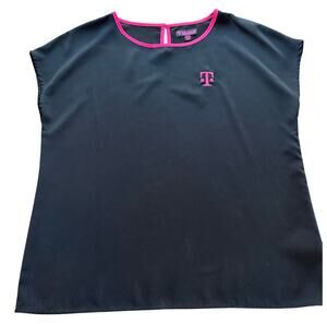 T-Mobile Employee Women’s Blouse - Black/Magenta Medium